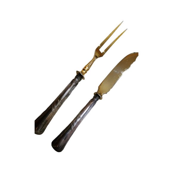 Early 6 pcs Knife/Fork Set In Original Box By C Fesenmeyer (A1888) - Picture 3 of 6